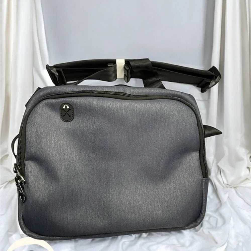 Laptop Bag Gray finpac travel bag briefcase